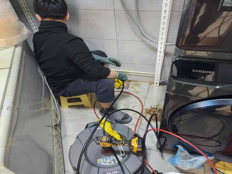 마포구 싱크대막힘 작업사례 12